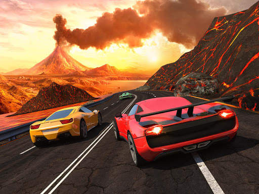 Fast Racing Car 3D Simulator 7 تصوير الشاشة