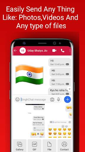 SinghChat - HD video calls and chat |Made in India screenshot 5