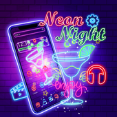 Tema Neon Night Bar icon