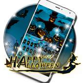 Halloween keyboard blue 10001002