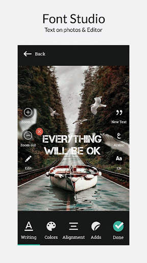 Font Studio - Text on photos & Editor screenshot 1