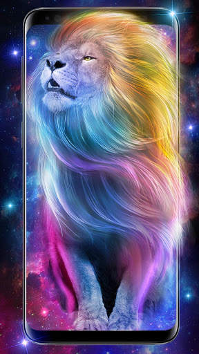 Neon Lion Live Wallpaper screenshot 1