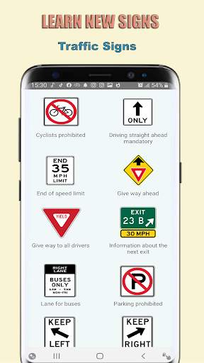 ⛔️ Traffic Signs ⛔️ - Road signs practice test скриншот 4