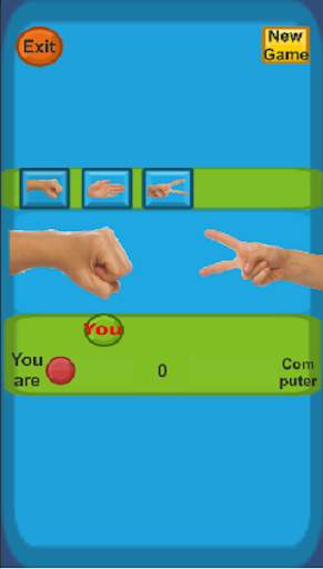 Rock Paper Scissors Game. (One Player) screenshot 2