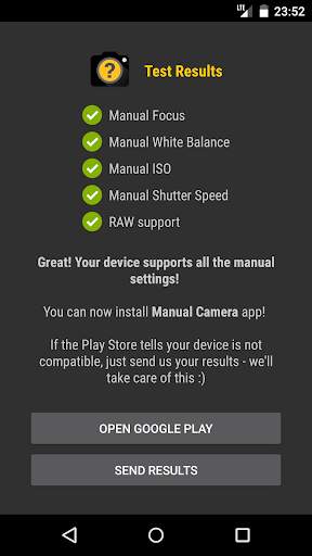 Manual Camera Compatibility screenshot 2