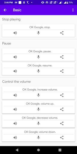 Ok Google Voice Commands screenshot 3