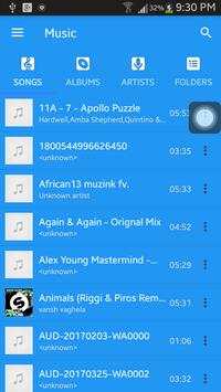 HD Mp3 Music Player screenshot 1