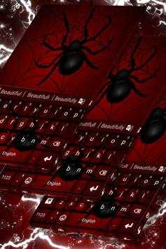 Black Widow Keyboard Theme скриншот 1