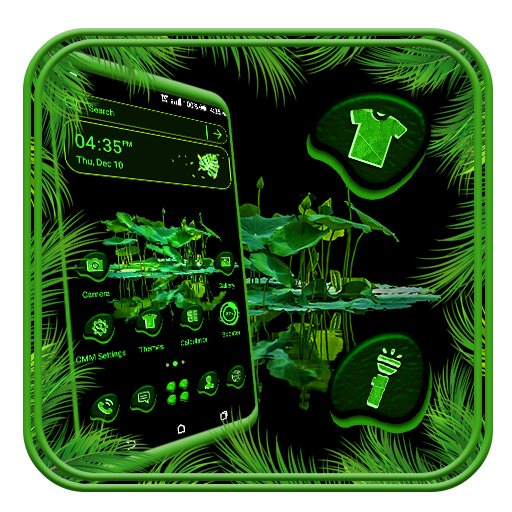 Green Leaves Theme Launcher icon