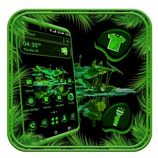 Green Leaves Theme Launcher 1.0