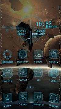 Spaceship Hola 3D Theme screenshot 1