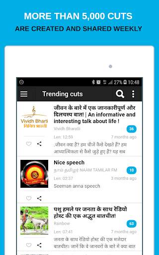 RadioCut - लाइव और ऑन-डिमांड रेडियो screenshot 15