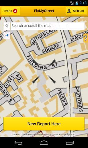 FixMyStreet screenshot 1