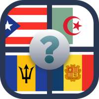 Guess the flags of the world - flags quiz logo