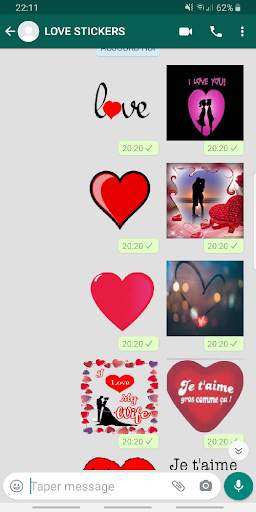 Love stickers for whatsapp ❤️ WASTICKERAPPS screenshot 4