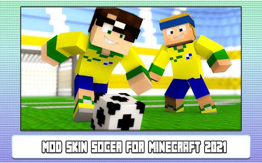 Mod Skin Soccer for Minecraft 2022 screenshot 1