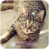 Cute Cat Keypad Lock Screen icon