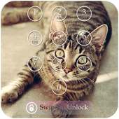 Cute Cat Keypad Lock Screen