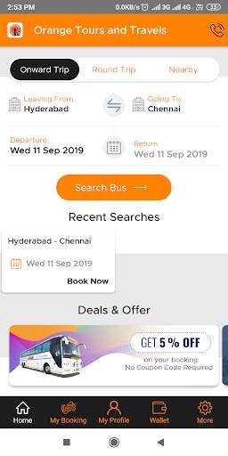 Orange Tours & Travels screenshot 2