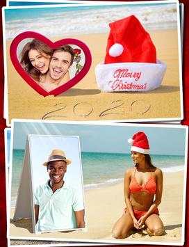 Christmas Photo Frames : Santa Claus Hat screenshot 2