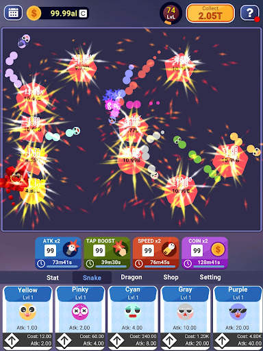 Idle Snakes - io games screenshot 12
