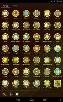 Yellow Light GO Launcher Theme screenshot 2
