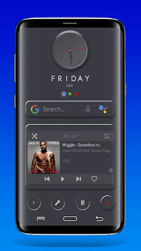 WhiteShadow Night Theme for Total Launcher screenshot 2