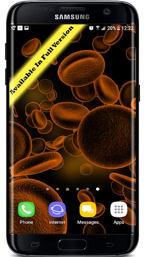 Blood Cells Particles 3D Parallax Live Wallpaper screenshot 3