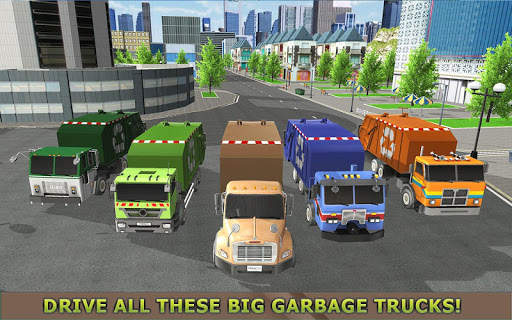 Garbage Truck Simulator PRO 2017 screenshot 5