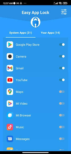 Easy App Lock 1 تصوير الشاشة
