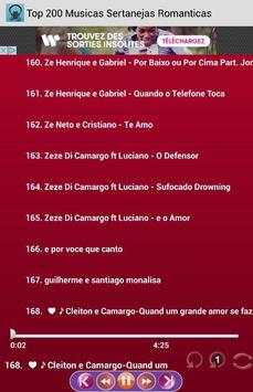 Top 200 Musicas Sertanejas screenshot 6