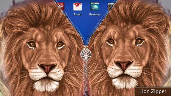 Lion Zipper Lock screenshot 1