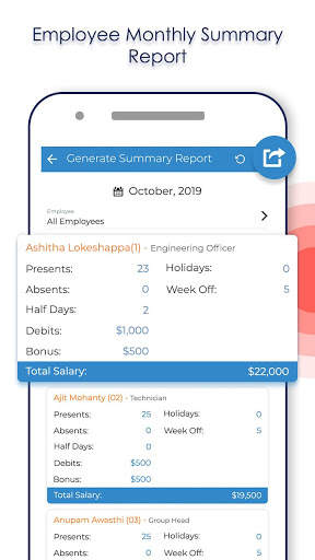 Attendance Manager - Office Expense Manager screenshot 7