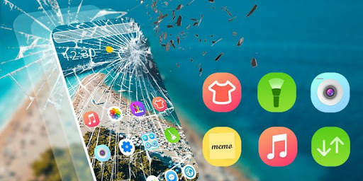 Broken Screen Theme screenshot 4