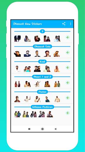 Dhanush New Stickers screenshot 2