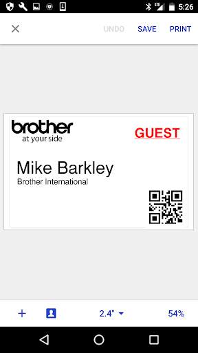 Brother iPrint&Label screenshot 2