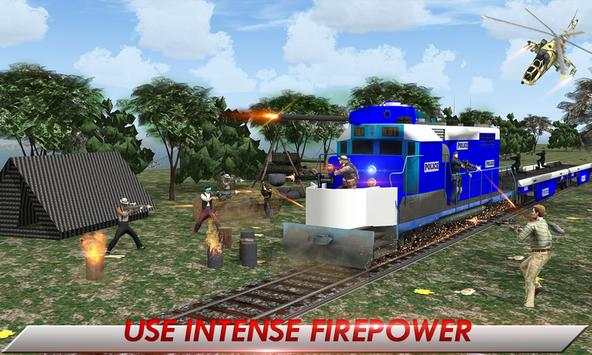 Police Train: Crush the Terrorist Convoy screenshot 5