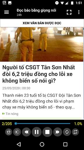 Đọc báo bằng giọng nói screenshot 5