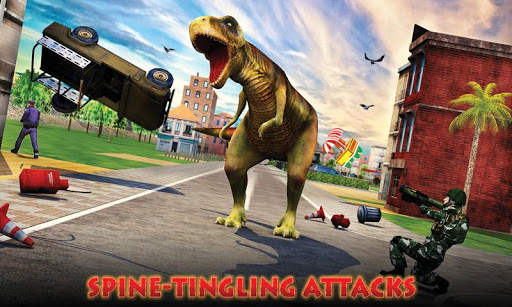 Dino City Rampage 3D screenshot 2