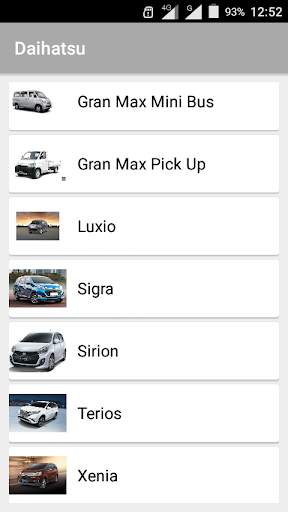 Katalog Spesifikasi Mobil screenshot 5
