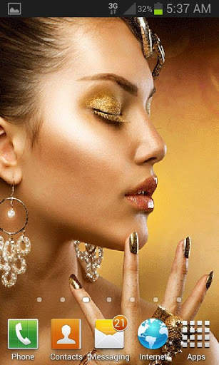Glamour Girl Live Wallpaper screenshot 3