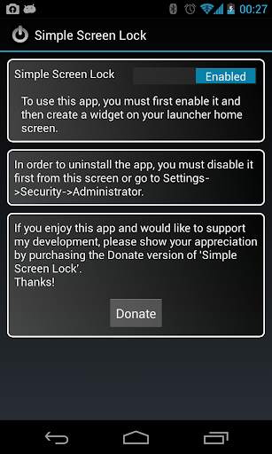 Simple Screen Lock 1 تصوير الشاشة