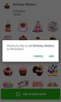 WAStickerApps - Birthday Stickers 2 تصوير الشاشة