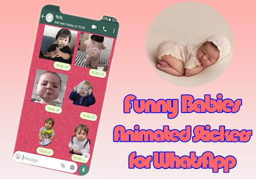 Animated Babies Stickers Maker for WhatsApp screenshot 1