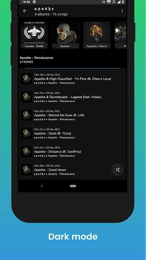 Music Player Lite screenshot 2