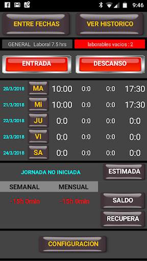 My horario LDn Demo скриншот 4