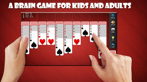 Spider solitaire - card games free screenshot 5