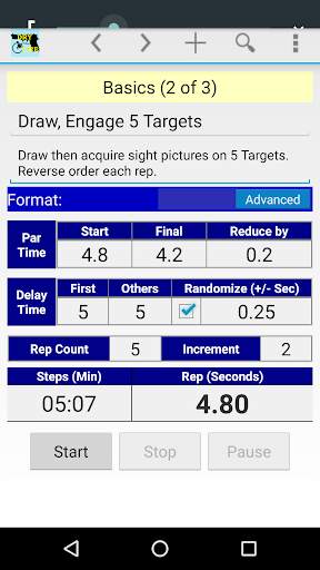 Dry Fire Par Time Tracker screenshot 2