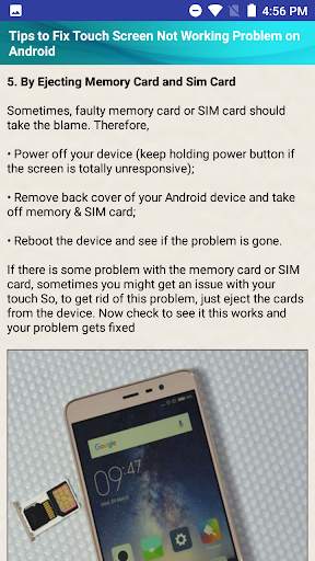 Mobile Phone Touch Screen Problem Help Tips Tricks screenshot 8