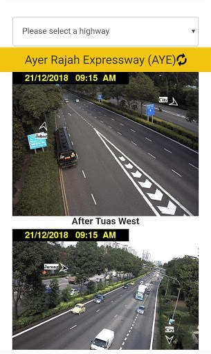 Trafficiti - Singapore LIVE Traffic Cameras 2 تصوير الشاشة